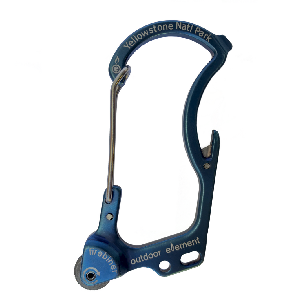 Firebiner CLOSEOUT: previous version Fire-starting Multitool Carabiner