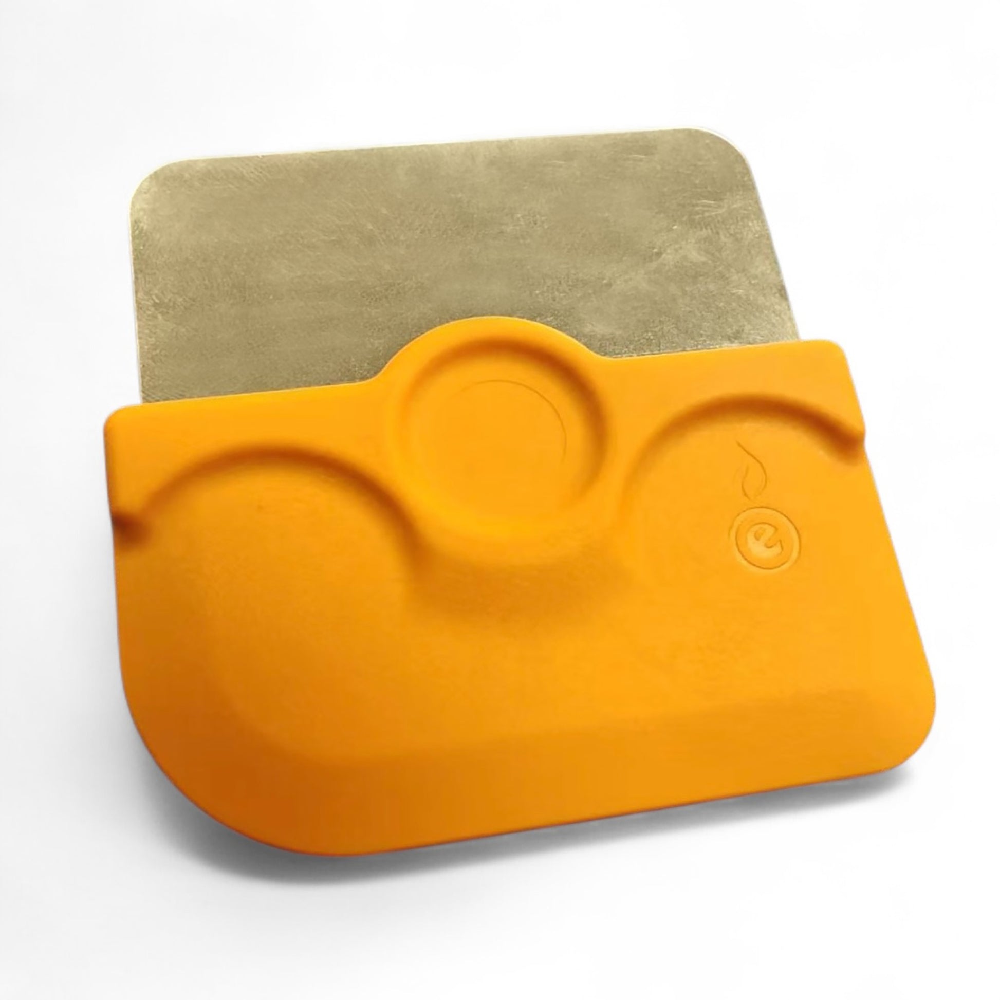 close up of scraper for the scrub 'n scrape