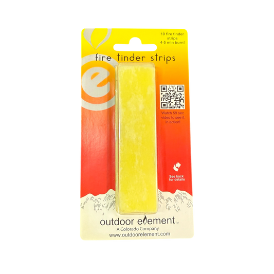 fire tinder strips in packaging