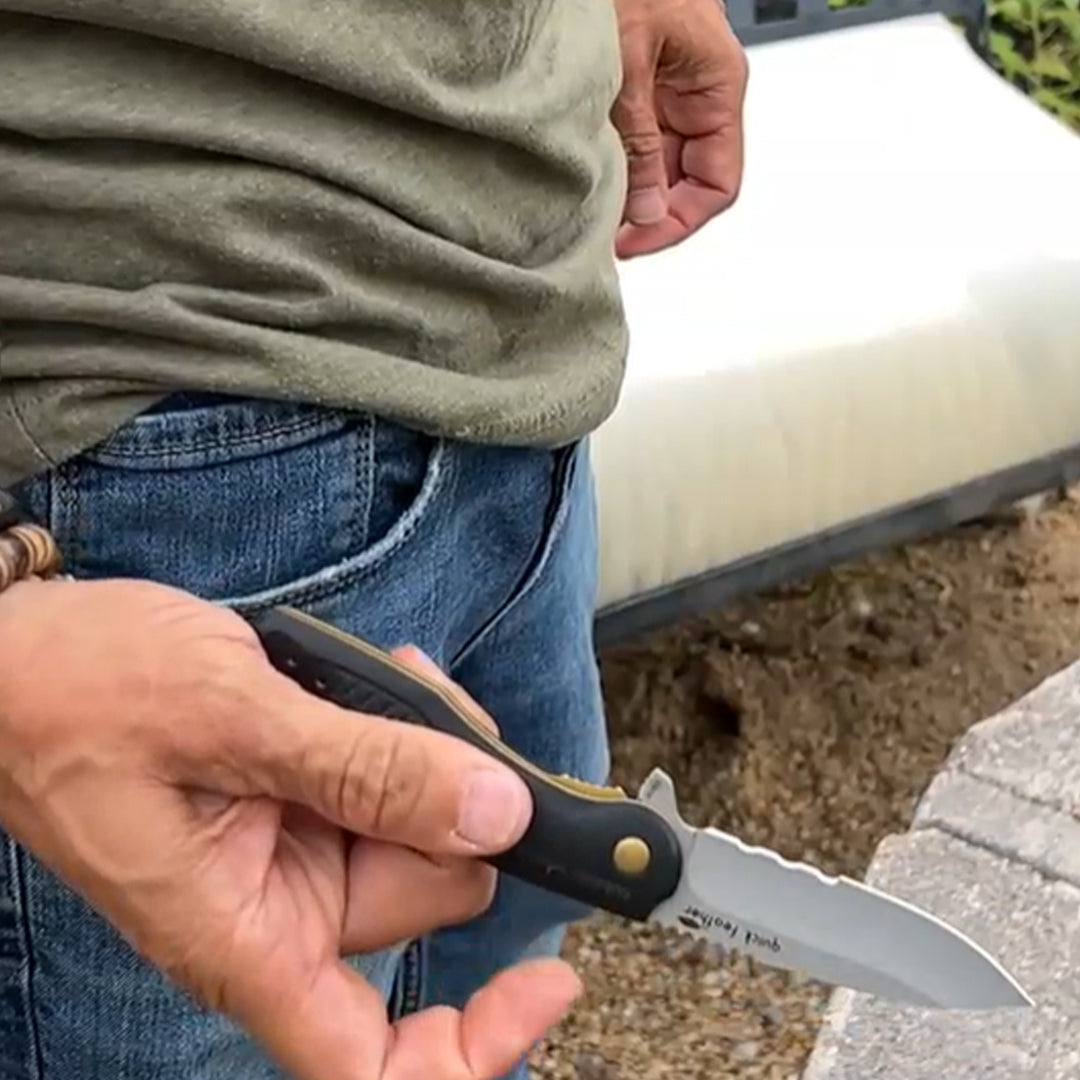 sealed ball bearings make quick feather a smooth glide open perfect for every day carry