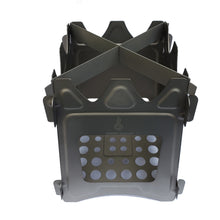 Load image into Gallery viewer, titanium windproof collapsible stove outdoor element OE wood burning
