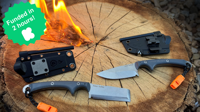 Outdoor Element Launches Hugely Successful Kickstarter Campaign with Two Innovative Fixed Blades