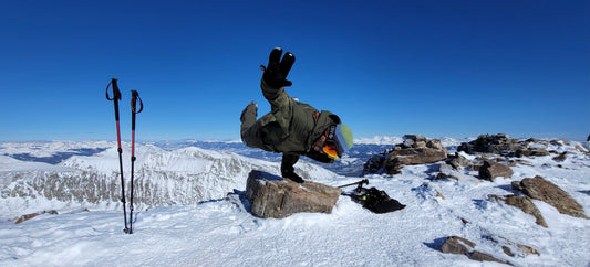 My First Winter 14er: Quandary Peak