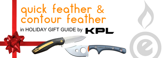 Quick Feather & Contour Feather knives by Outdoor Element in 2023 KPL Holiday Gift Guide