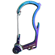 Load image into Gallery viewer, Firebiner CLOSEOUT: previous version Fire-starting Multitool Carabiner

