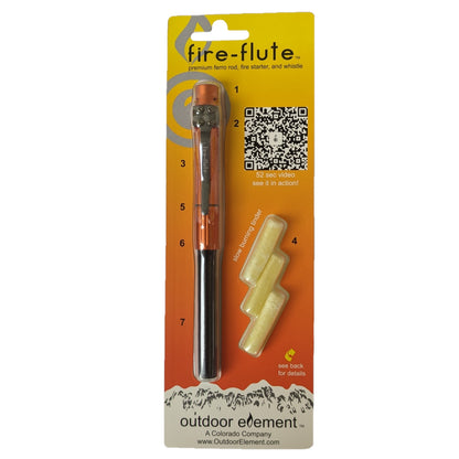 fire flute comes with 3 slow burning tinder tabs