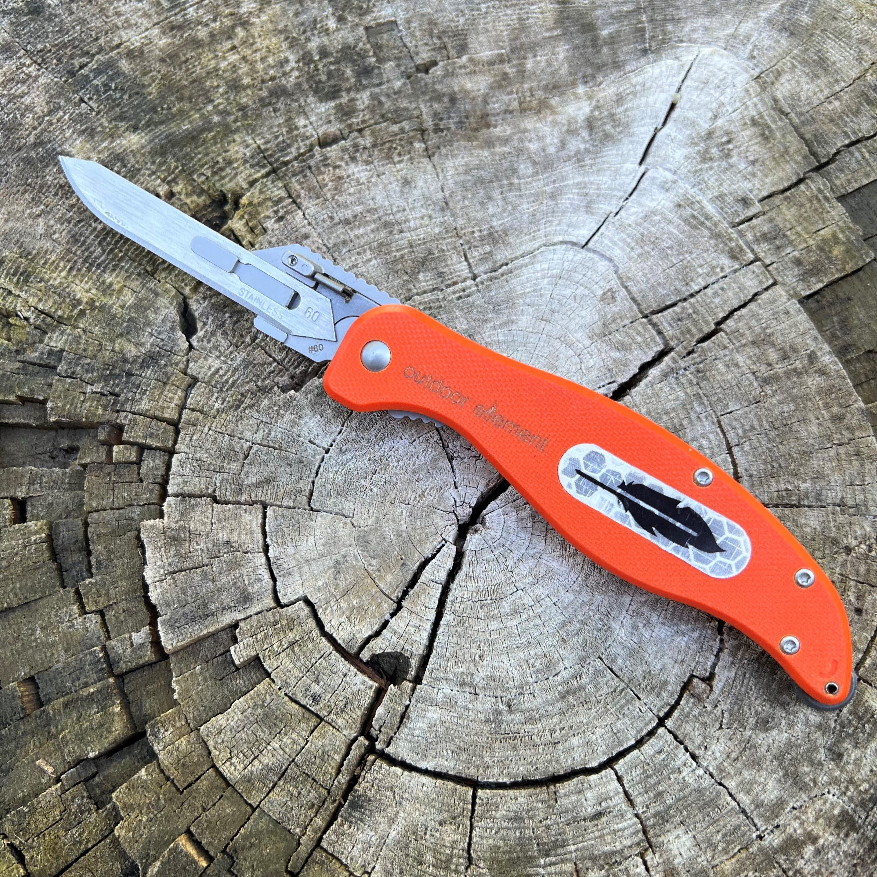 Field Feather Folding Replaceable Blade Knife – Outdoor Element