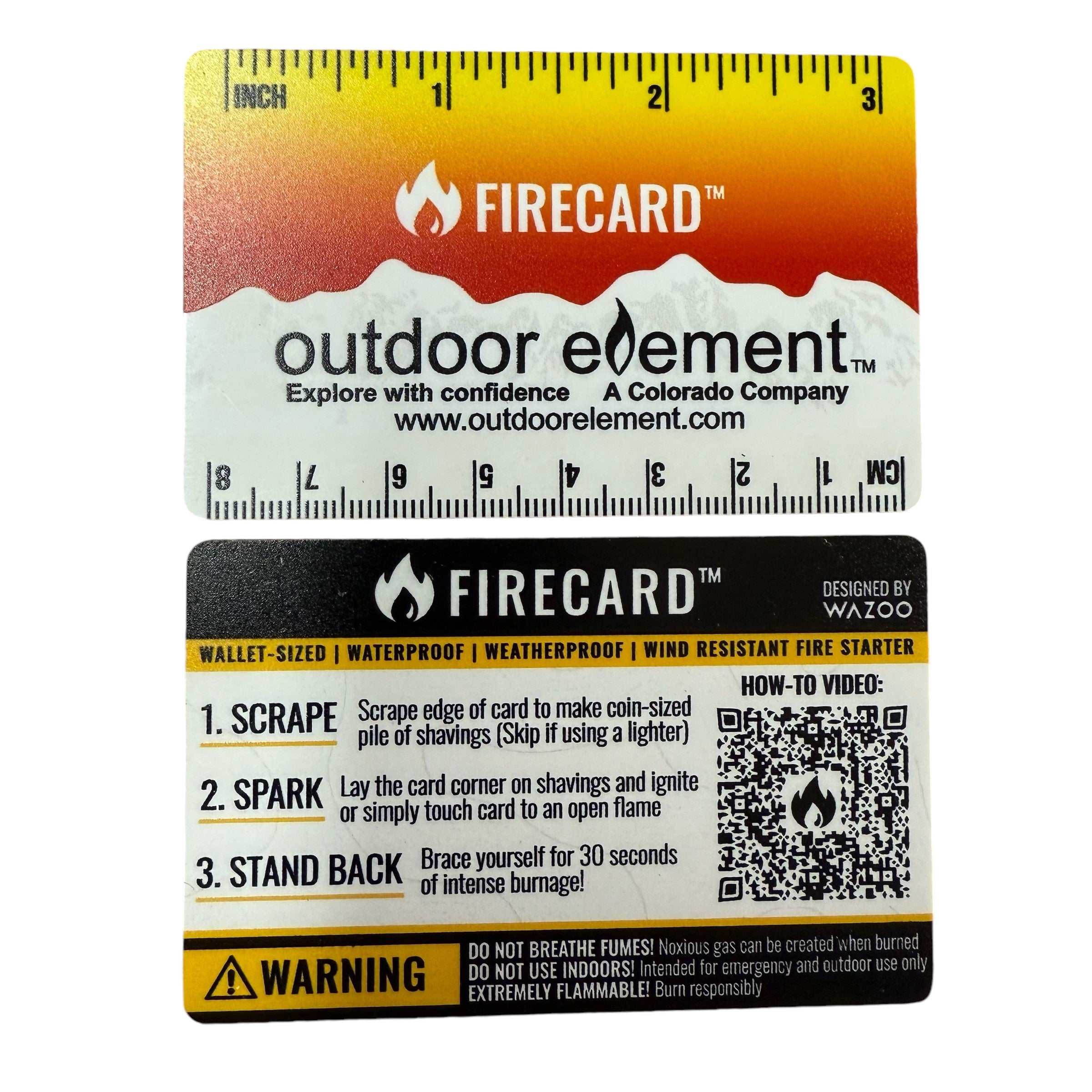 FireCard™ by Wazoo 3pk – Outdoor Element