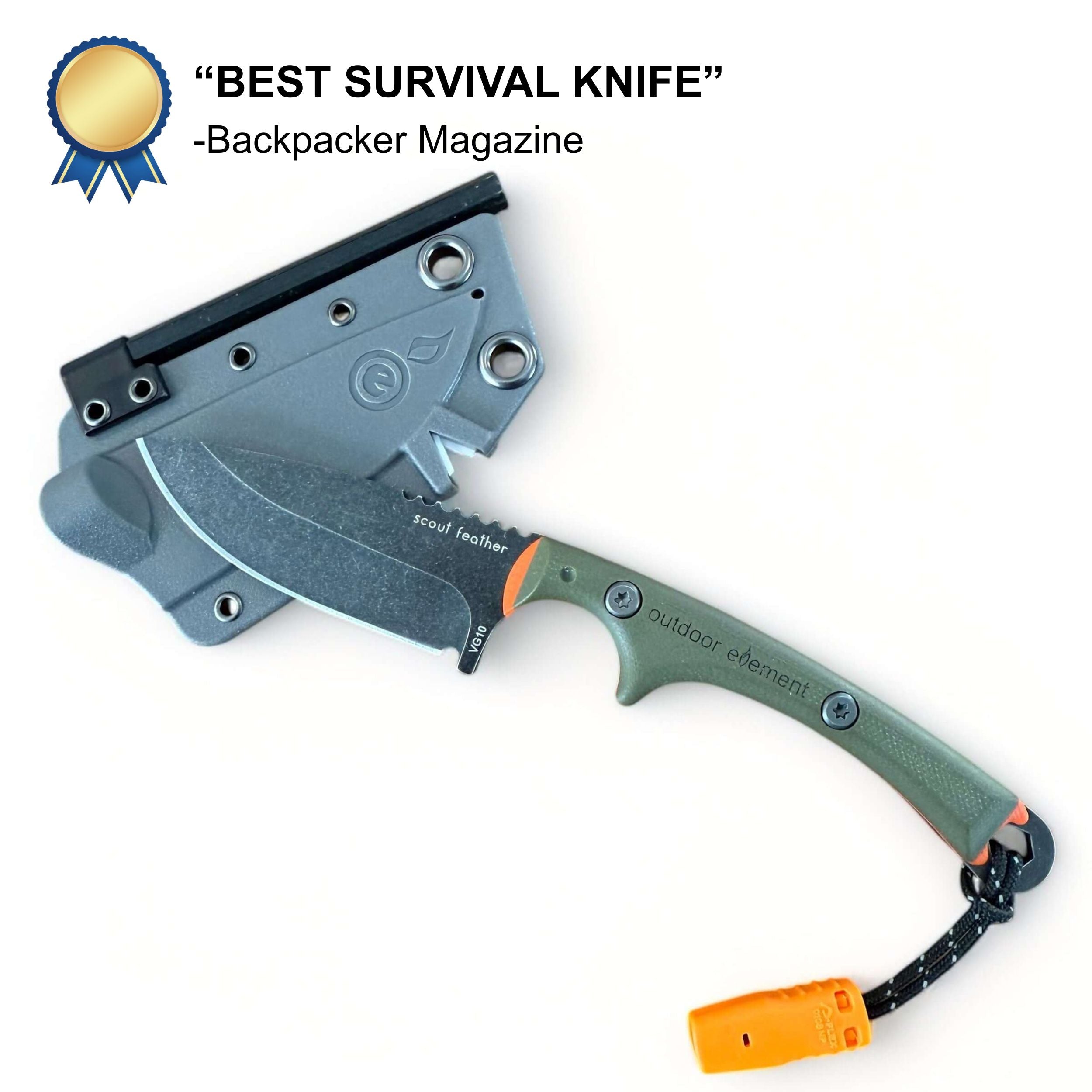 Scout Feather Adventure Survival Knife – Outdoor Element