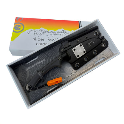slicer feather is packaged with sustainability in mind
