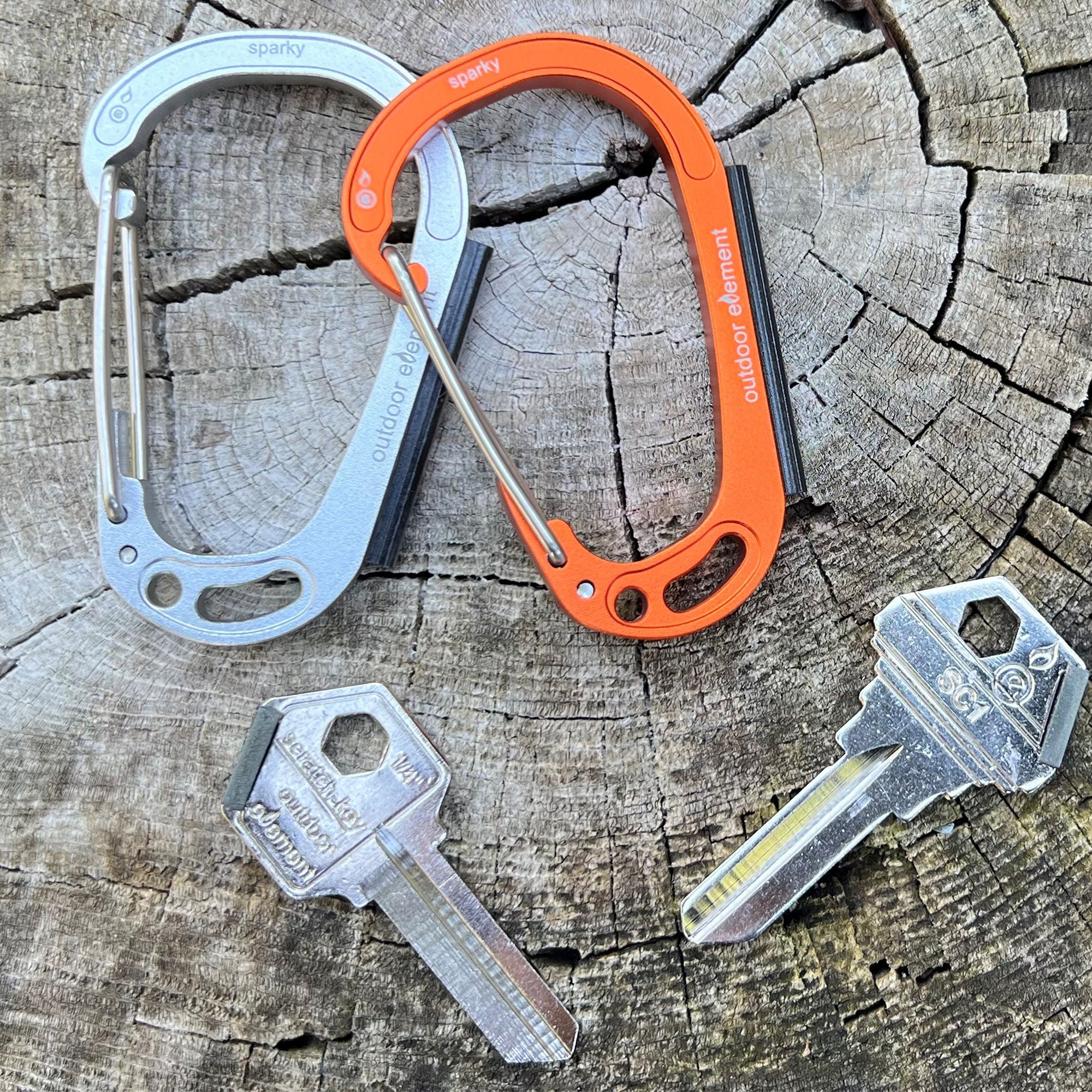 Scratch Key Rings Sparky & Scratch Key