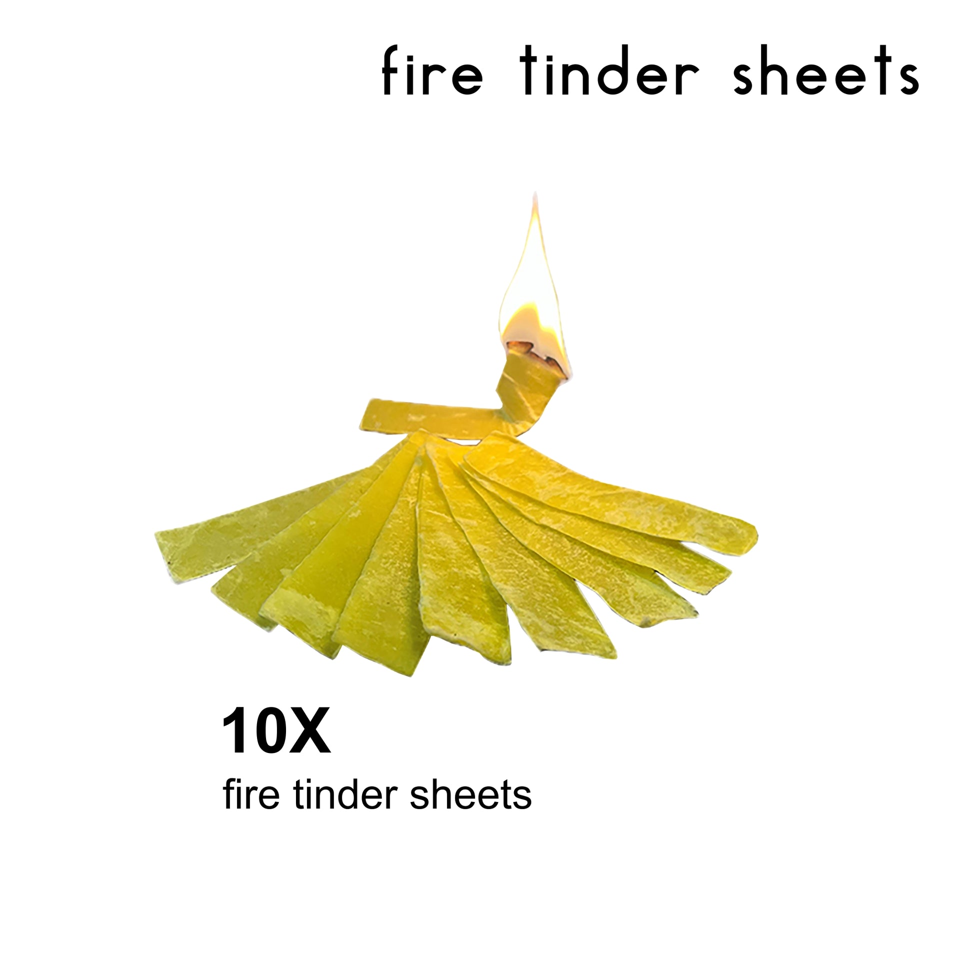 Let's Hunt bundle comes with fire tinder sheet refills