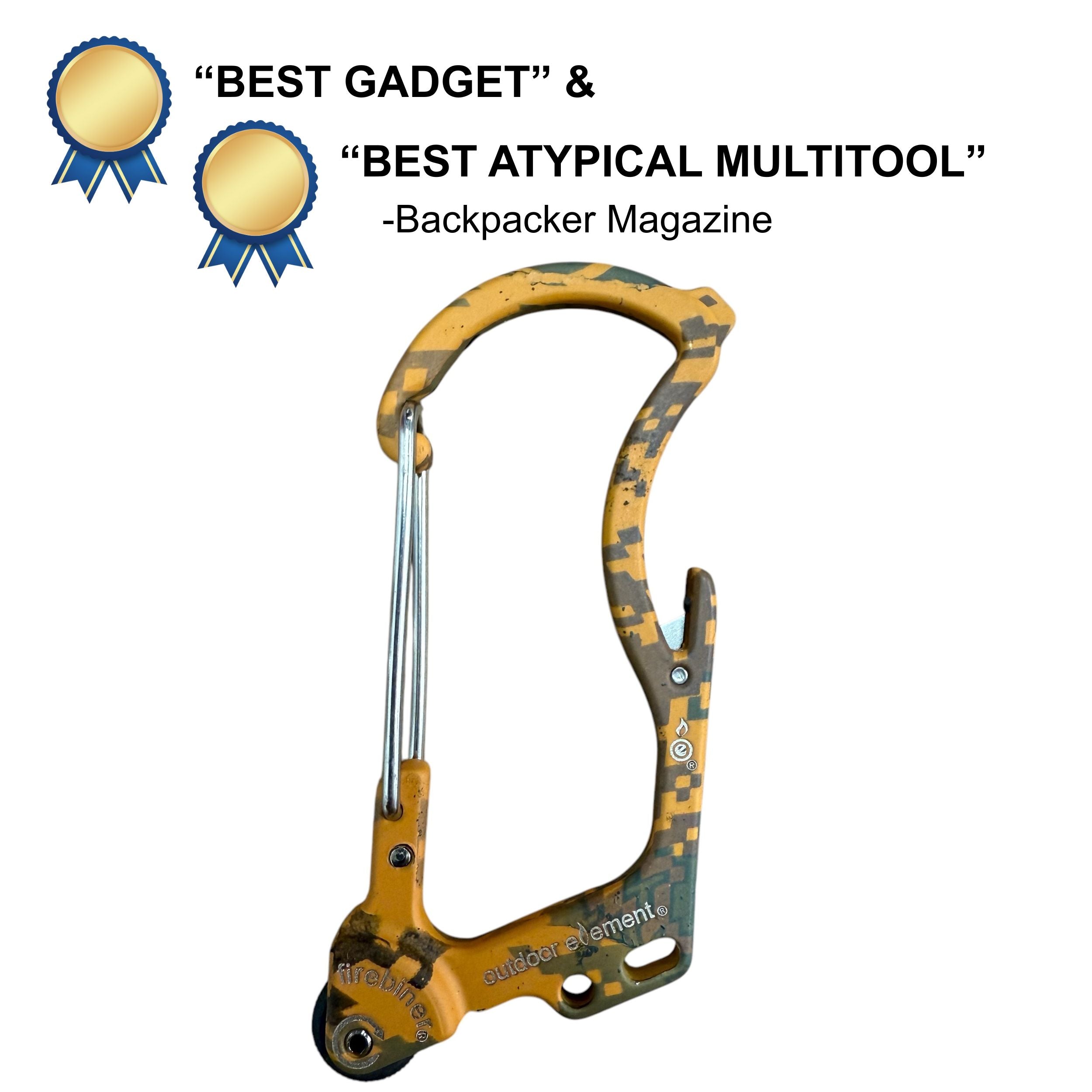 Firebiner: Fire-starting Multitool Carabiner – Outdoor Element