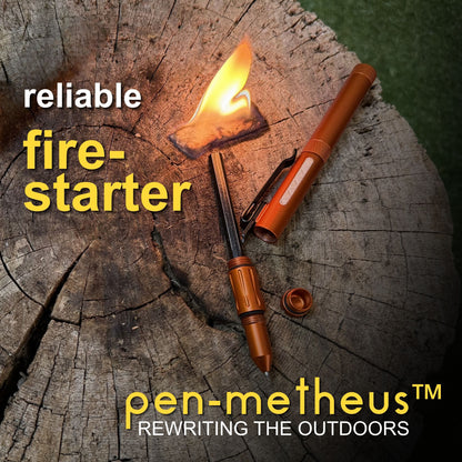 pen-metheus is the reliable fire-starter rewriting the outdoors