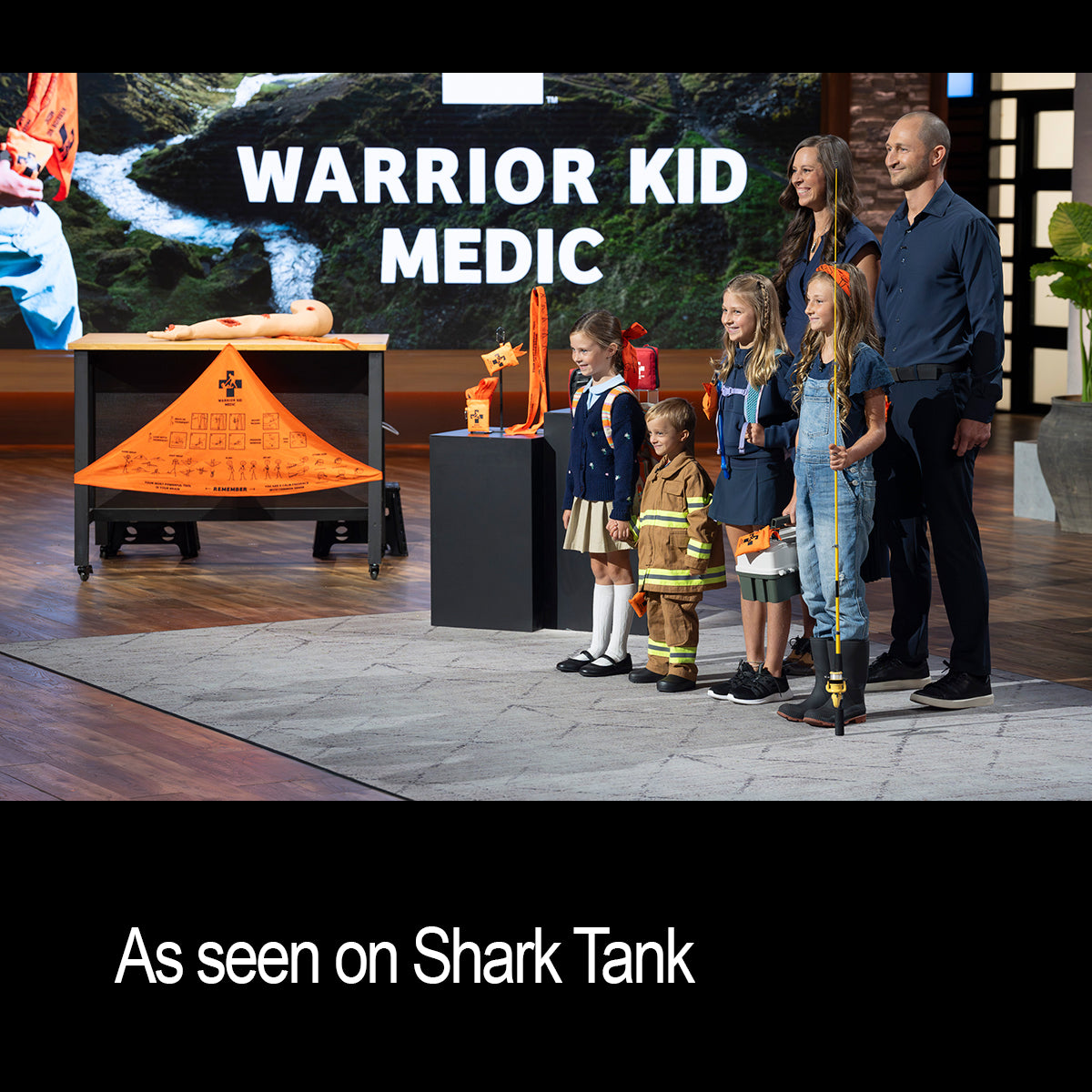 Warrior Kid Medic family on Shark Tank