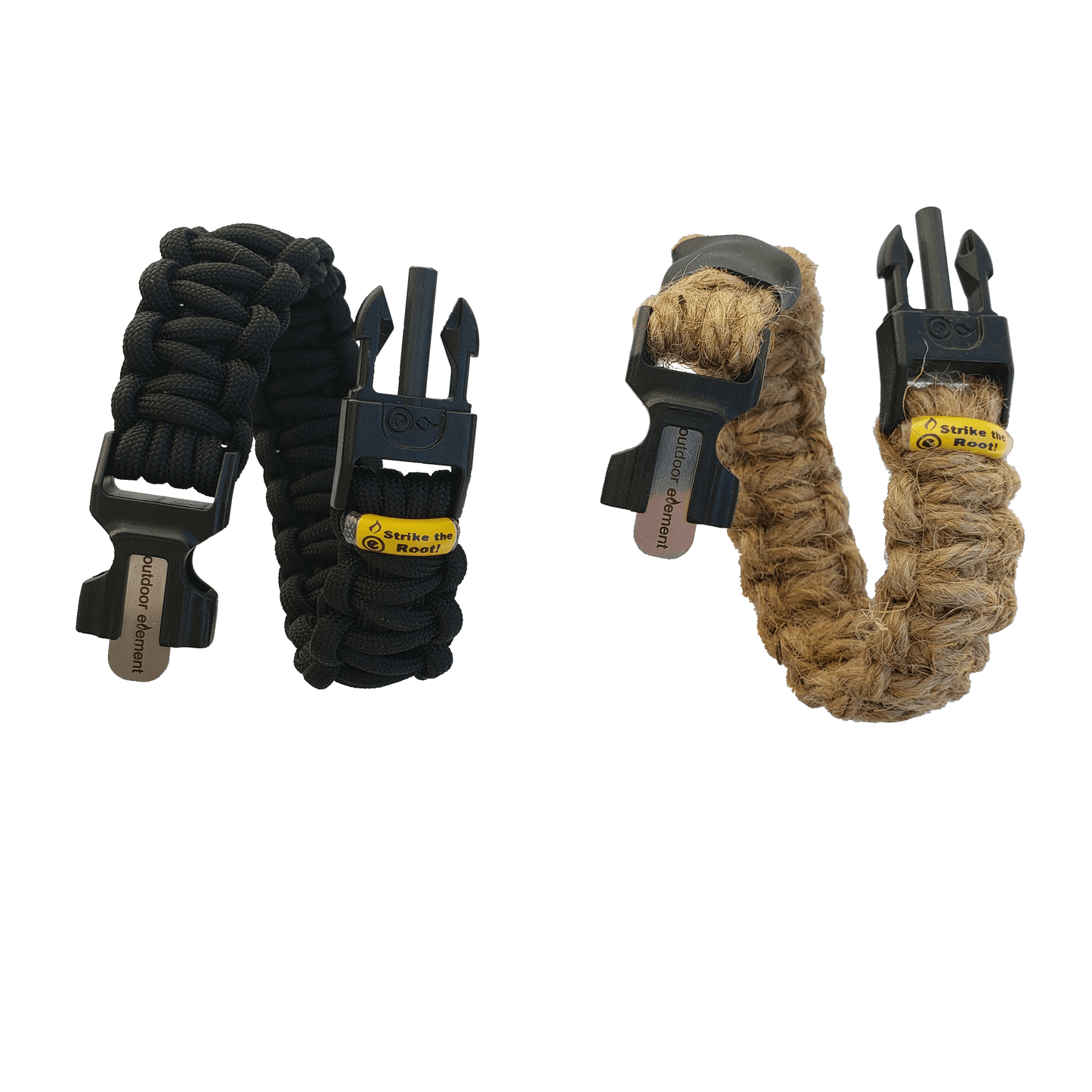 Kodiak and Woolly Mammoth survival bracelets