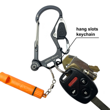 Load image into Gallery viewer, Fire Escape Multitool Carabiner hang slots
