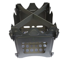 Load image into Gallery viewer, titanium windproof collapsible stove outdoor element OE wood burning
